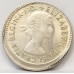 AUSTRALIA 1963 . SIXPENCE . ERROR . MAJOR MIS-STRIKE and PLANCHET FLAW